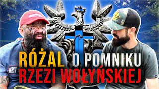 RÓŻAL O POMNIKU RZEZI WOŁYŃSKIEJ  Ceremonia odsłonięcia pomnika w Domostawie [upl. by Lered504]