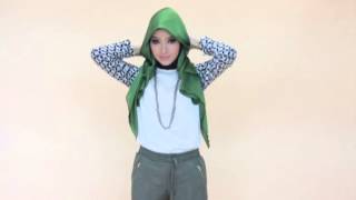 Tutorial Hijab Satin Side Layer [upl. by Redle427]