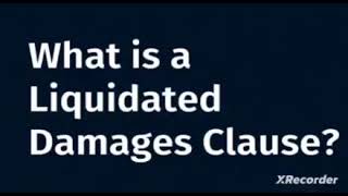 concept of liquidated damages  liquidated damages in contract law  liquidated damages in contracts [upl. by Wina]