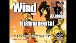 Wind  Naruto Akeboshi Instrumental amp Lyrics by Leonardo Thundrake [upl. by Nawed91]