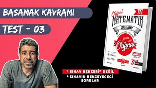 Basamak Kavramı TEST 03  ORİJİNAL TYT SORU BANKASI  yks2024 SonerAkinciMatematik ​ [upl. by Teresa]