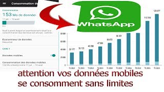 dangereuse faille dans WhatSapp qui consomme les données mobiles sans limites [upl. by Dnalrag]