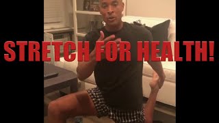 David Goggins  The importance of stretching for health [upl. by Nnaecarg]