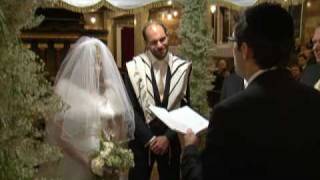 Chazzan Avromi Freilich sings Sheva Brochos at a Chuppah [upl. by Enellek]