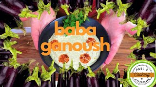 Baba Ghanoush  How to Make Roasted Eggplant Dip amp Spread [upl. by Enyr]