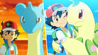 Ashs Lapras Bayleef And Heracross RETURNS   Aim to be a Pokemon Master Episode 7  Ep 143 AMV [upl. by Airla287]