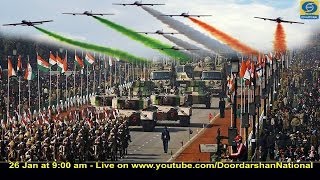 The 65th Republic Day Parade  26th January 2014  Live [upl. by Diella228]