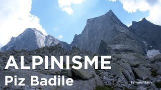 1 Piz Badile Face NordEst Voie Ricardo Cassin Bernina alpinisme escalade montagne [upl. by Enavi]