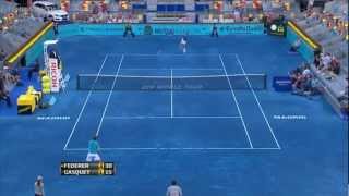 Madrid 2012 3e Ronde  Roger Federer vs Richard Gasquet [upl. by Kev549]