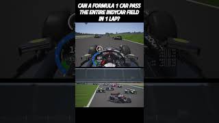 Can You Pass The Entire INDYCAR Field In 1 Lap shorts IndyCar F1 [upl. by Iorgo]