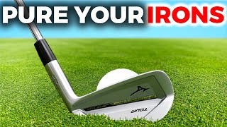 How to Hit your IRONS WITH 2 simple golf drills [upl. by Oyr863]