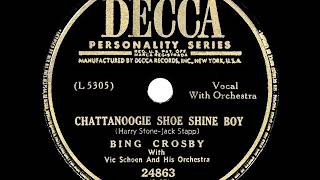 1950 HITS ARCHIVE Chattanoogie Shoe Shine Boy  Bing Crosby [upl. by Esilrac662]