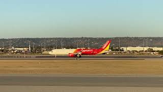 VietJet A321neo takeoff from Perth Airport [upl. by Holbrooke]