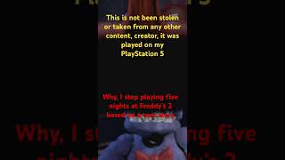 I stopped playing OG FNAF’s 2 here’s why true story [upl. by Reilamag42]