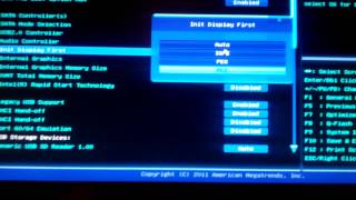 gigabyte z68x ud3h b3 f12 to UEFI [upl. by Merrielle]