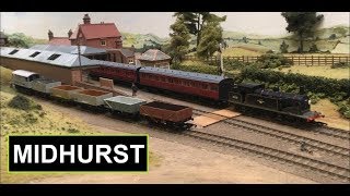 Midhurst OO Layout  The Medway Model Show 2019 [upl. by Abramson938]