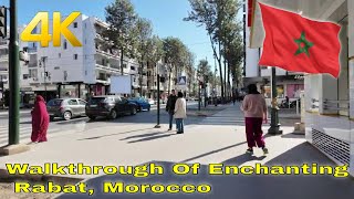 Stunning 4k Walkthrough Of Enchanting Rabat Morocco [upl. by Adnik]