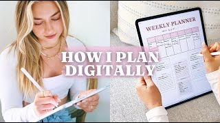 HOW I PLAN amp ORGANIZE MY LIFE  aesthetic digital planners [upl. by Eelyac]