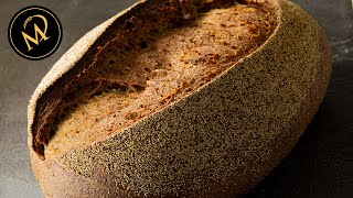 Teff Weizen Brot Rezept zum selber backen [upl. by Nam32]