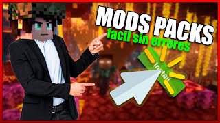 Como INSTALAR MODPACKS sin errores en SkLauncher MultiMC Minecraft Launcher Tlauncher  2024 [upl. by Neerak783]