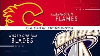 U15BB  Clarington Flames vs North Durham Blades [upl. by Bj]