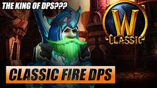 Classic WoW Fire Mage DPS [upl. by Anidam]