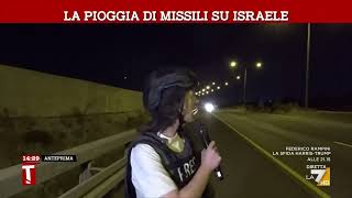 La pioggia di missili su Israele [upl. by Major574]