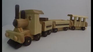 Terrific Small Wooden Train Set [upl. by Vladamar]