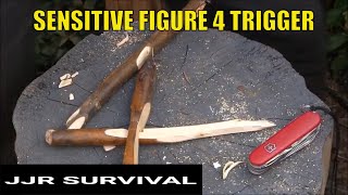 HOW TO MAKE A FIGURE 4 DEADFALL TRIGGER [upl. by Navonoj46]