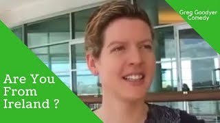 IRISH WOMAN REFUSES TO SAY YES OR NO Irlandaise hilarante Irlandesa hilarante [upl. by Justicz]