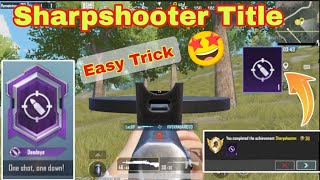 HOW TO GET DEADEYE  HOW TO GET SHARPSHOOTER OR DEADEYE TITLE [upl. by Arriec]