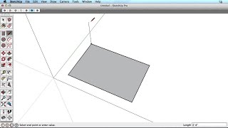 SketchUp Training Series Line tool [upl. by Haleak582]