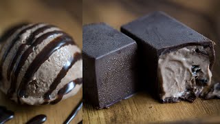 ASMR Cooking  Chocolate ice cream recipe [upl. by Enilemme]