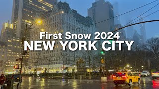 New York City LIVE Winter Storm Ember  Possible Snow Storm in New York City January 6 2024 [upl. by Tomaso790]