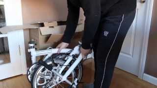 Brompton S1E SingleSpeed Folding Bike Unboxing [upl. by Buzzell]