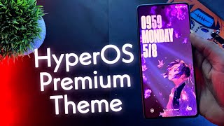 HyperOS Premium Theme For Any Xiaomi Devices  New Anime System Ui  anime hyperos [upl. by Ecirtael107]