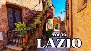 Top 10 dei Luoghi più Belli del LAZIO  Guida di Viaggio [upl. by Oicafinob355]