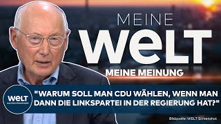 MEINE MEINUNG quotWarum soll man die CDU wählen wenn man dann die Linkspartei in der Regierung hatquot [upl. by Iretak]