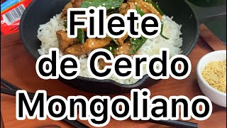 FILETE DE CERDO MONGOLIANO [upl. by Wildermuth]