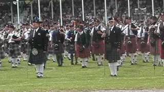 Glengarry Highland Games 2008 Maxville Massed Bands [upl. by Dearman286]