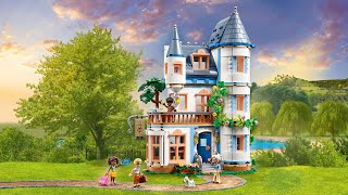 LEGO Friends Bed and breakfast in kasteel  42638  360° [upl. by Hesky890]