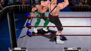 Ludvig borga vs Marty jennetty WWF No Mercy old school Wrestling [upl. by Sheeran329]