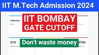 IIT BOMBAY GATE CUTOFF 2024 Application Start  M Tech admission 2024  IIT Mtech admission [upl. by Alyam737]