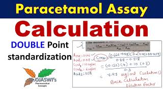 Double Point standardization  UV spectroscopy  Dilution factor calculations [upl. by Acirahs]