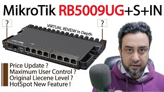 Mikrotik RB5009UGSIN Heavy Duty Home Lab Router  Mikrotik RB5009UG  Mikrotik RB5009 Price in BD [upl. by Ahsiad205]