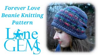 Forever Love Beanie Knitting Pattern Rainbow Beanie [upl. by Teodor]