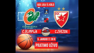 CEDEVITA OLIMPIJA  CZVEZDA ABA LIGA 6 Januar 1700 h PRATIMO UŽIVO [upl. by Billye53]