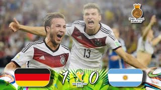 Alemania 1 vs Argentina 0 Partido Completo Final Mundial Brasil 2014 [upl. by Barth757]