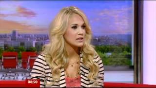 Carrie Underwood Blown Away Interview BBC Breakfast 2012 [upl. by Wolfram]