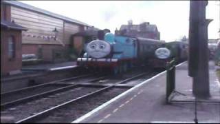 Steam Thomas the Tank amp Percy at RopleyMid Hants Railway [upl. by Abih]